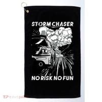 No Risk No Fun Car Racing Golf Towel thumb 0