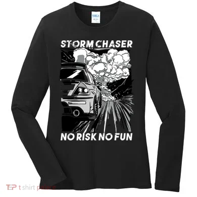 No Risk No Fun Car Racing Women's Long Sleeve Shirt
