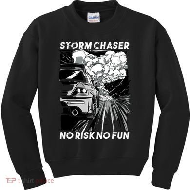 No Risk No Fun Car Racing Kids Sweatshirt