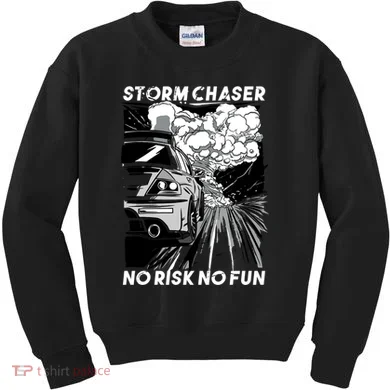 No Risk No Fun Car Racing Kids Sweatshirt