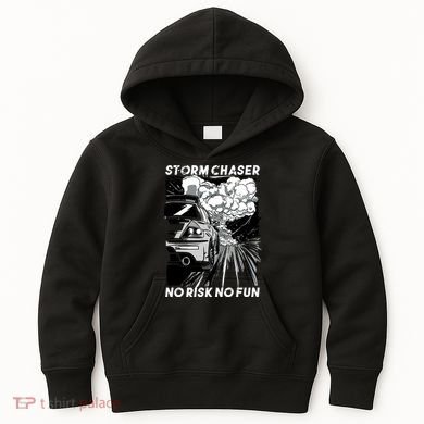 No Risk No Fun Car Racing Kids Hoodie