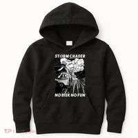 No Risk No Fun Car Racing Kids Hoodie thumb 0