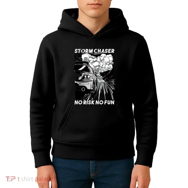 No Risk No Fun Car Racing Kids Hoodie