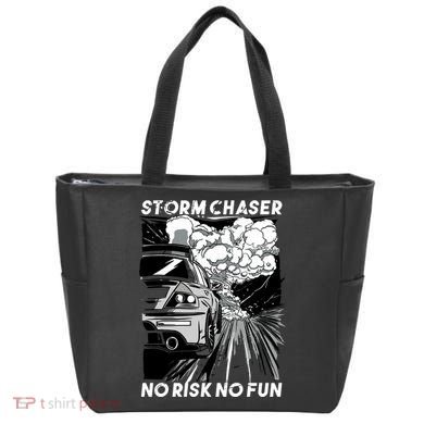 No Risk No Fun Car Racing Tote Bag