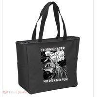 No Risk No Fun Car Racing Tote Bag thumb 2