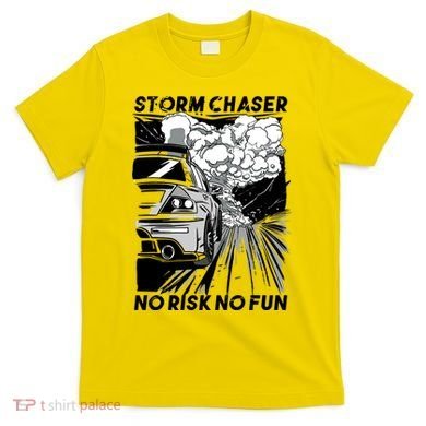 No Risk No Fun Car Racing T-Shirt