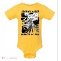 No Risk No Fun Car Racing Baby Bodysuit thumb 0