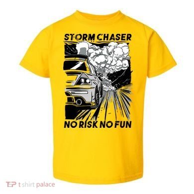No Risk No Fun Car Racing Toddler T-Shirt