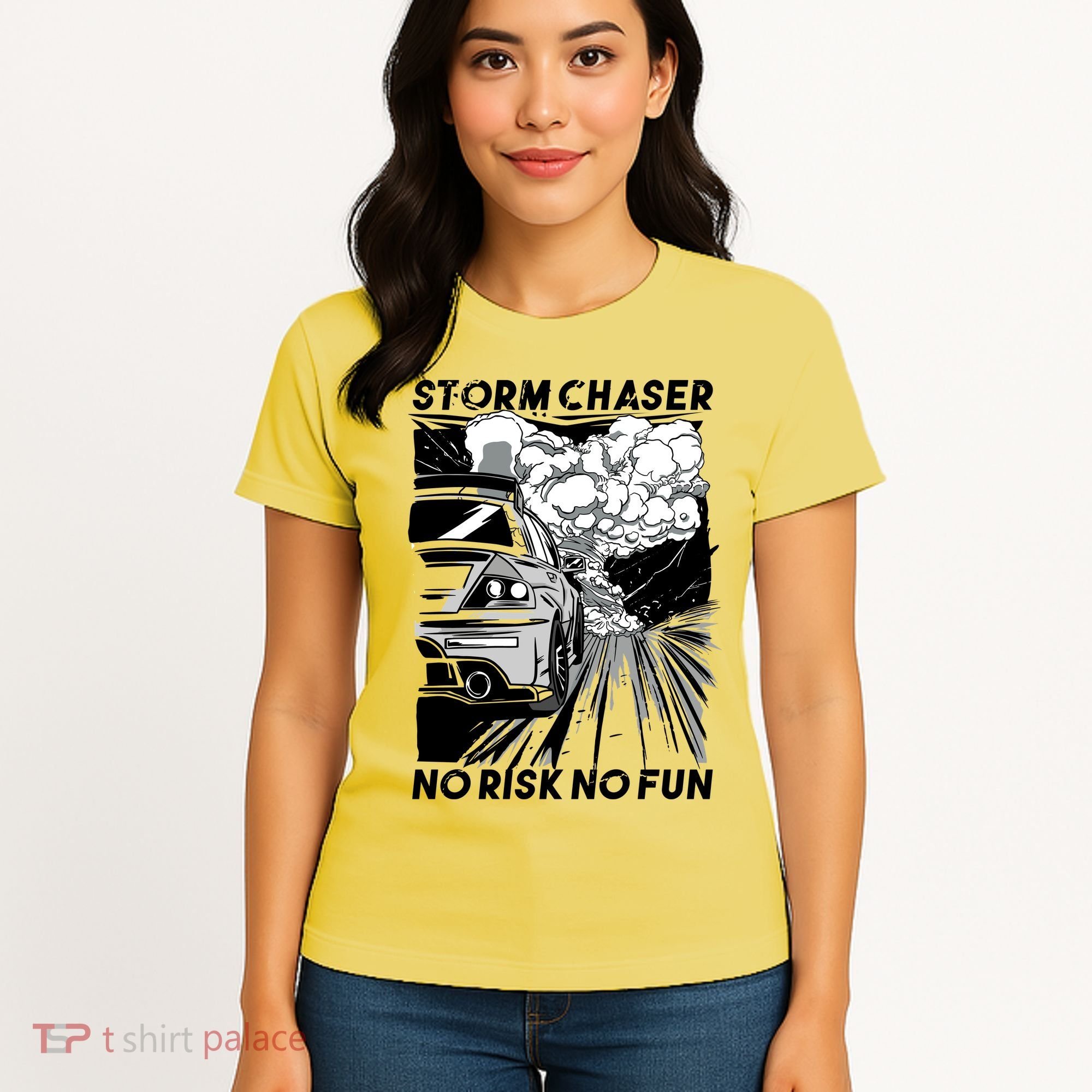 No Risk No Fun Car Racing Women's T-Shirt