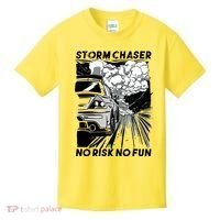 No Risk No Fun Car Racing Kids T-Shirt thumb 0