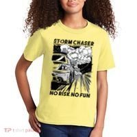 No Risk No Fun Car Racing Kids T-Shirt thumb 2