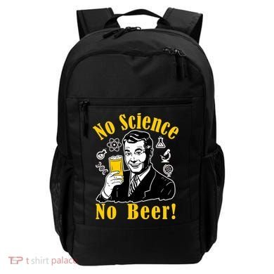 No Science No Beer - Beer Guy Science Logos Backpack