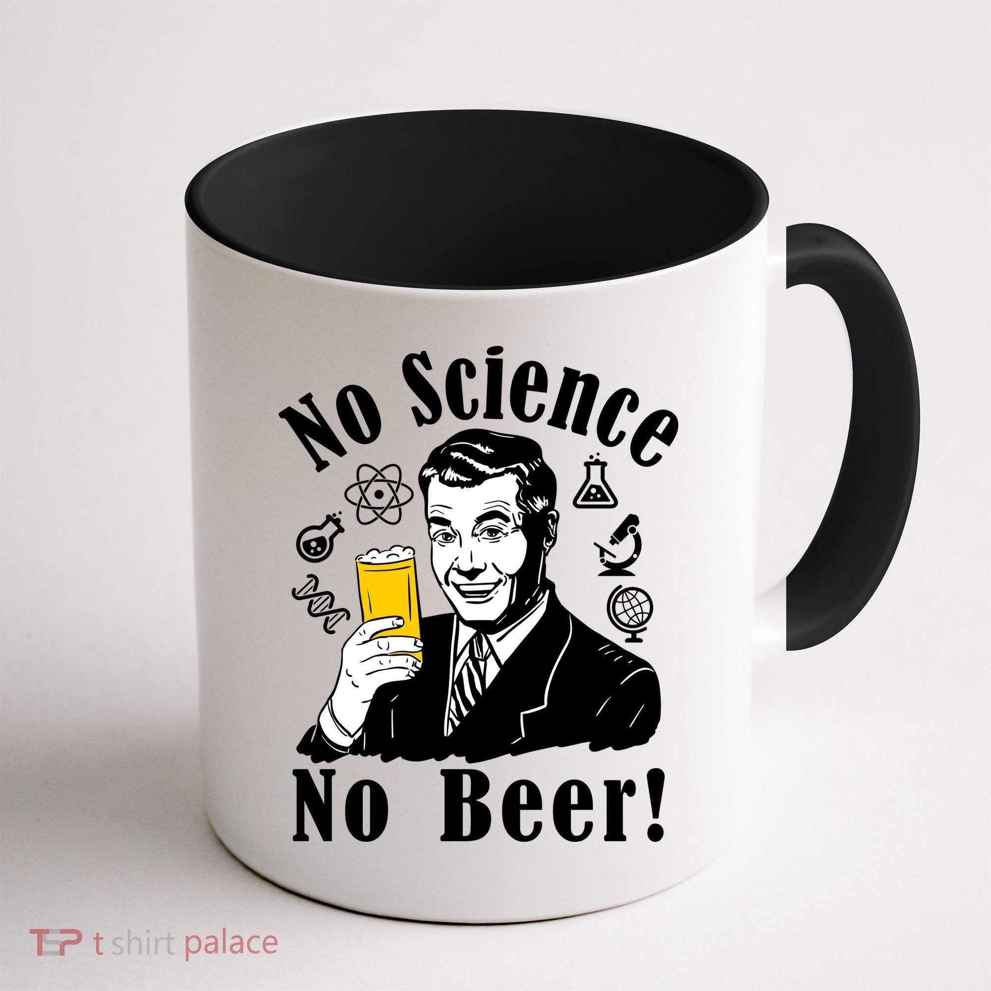 No Science No Beer - Beer Guy Science Logos Coffee Mug