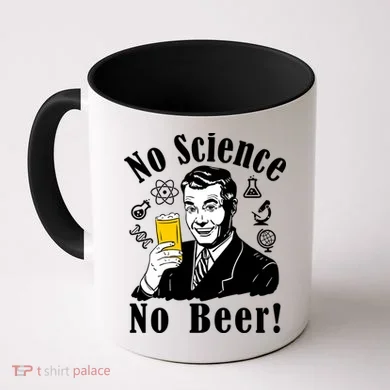 No Science No Beer - Beer Guy Science Logos Coffee Mug