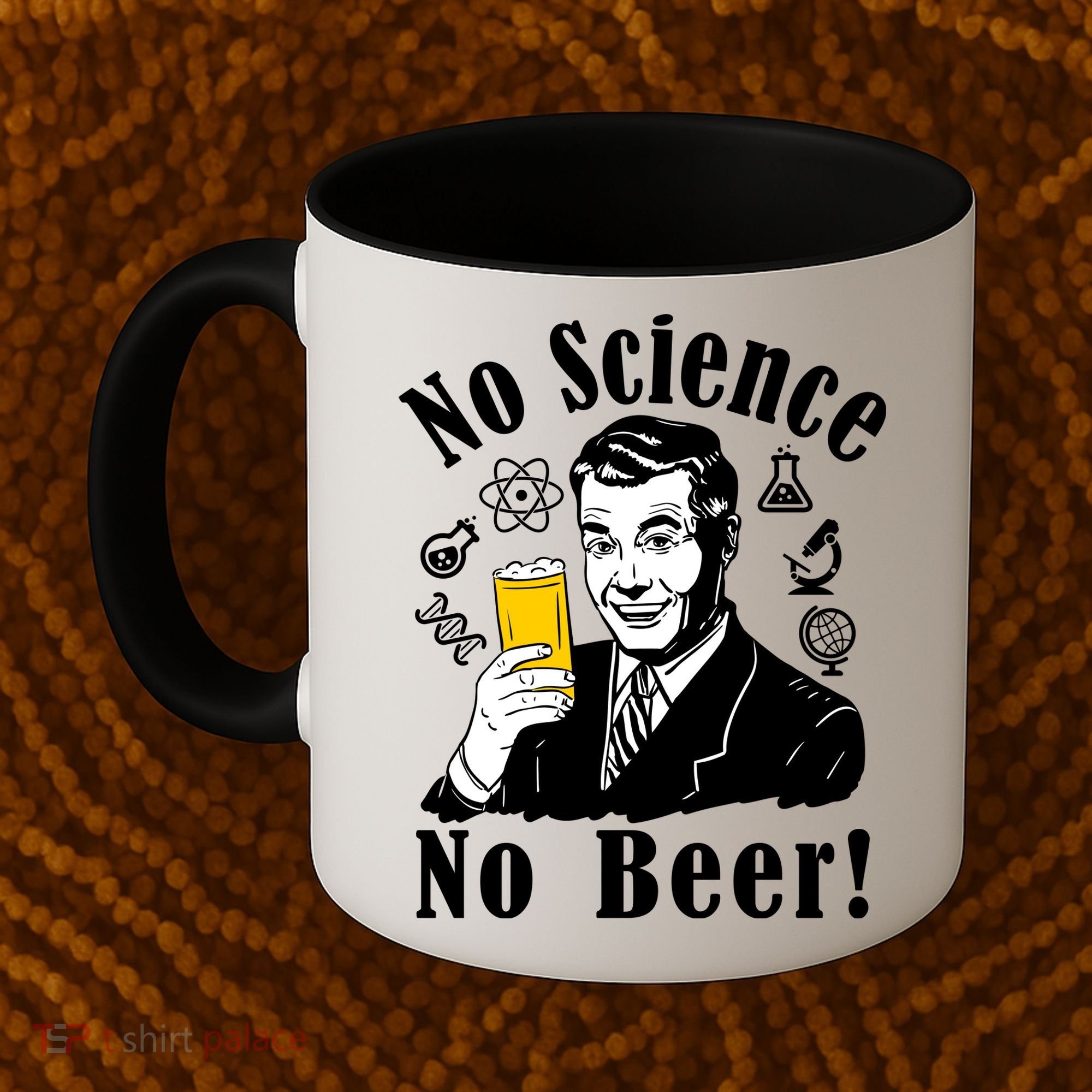 No Science No Beer - Beer Guy Science Logos Coffee Mug