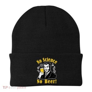 No Science No Beer - Beer Guy Science Logos Beanie