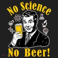 No Science No Beer - Beer Guy Science Logos Beanie thumb 2