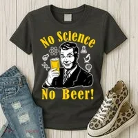 No Science No Beer - Beer Guy Science Logos Women's T-Shirt thumb 3