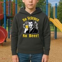 No Science No Beer - Beer Guy Science Logos Kids Hoodie thumb 2
