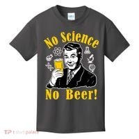 No Science No Beer - Beer Guy Science Logos Kids T-Shirt thumb 0