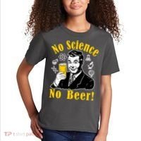 No Science No Beer - Beer Guy Science Logos Kids T-Shirt thumb 2