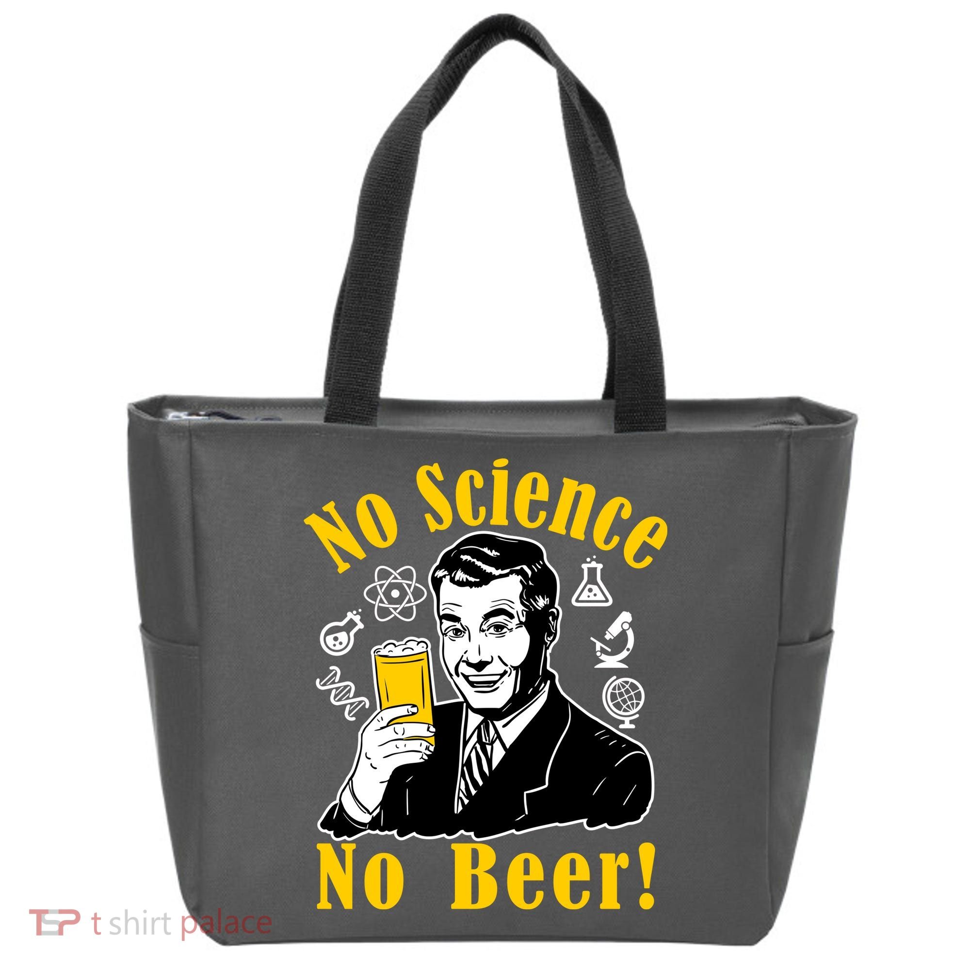 No Science No Beer - Beer Guy Science Logos Tote Bag