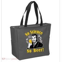 No Science No Beer - Beer Guy Science Logos Tote Bag thumb 2