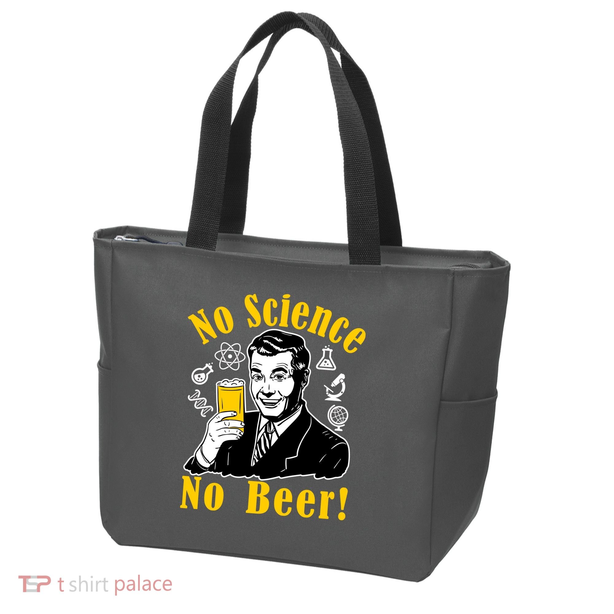 No Science No Beer - Beer Guy Science Logos Tote Bag
