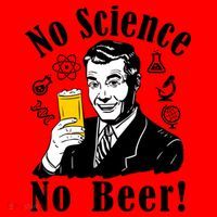 No Science No Beer - Beer Guy Science Logos Santa Hat thumb 1