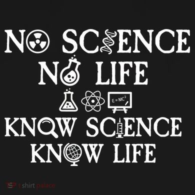 No Science No Life Know Science Know Life Cooling Performance Crew T-Shirt