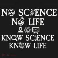 No Science No Life Know Science Know Life Cooling Performance Crew T-Shirt thumb 4
