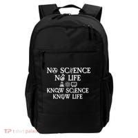 No Science No Life Know Science Know Life Backpack thumb 0