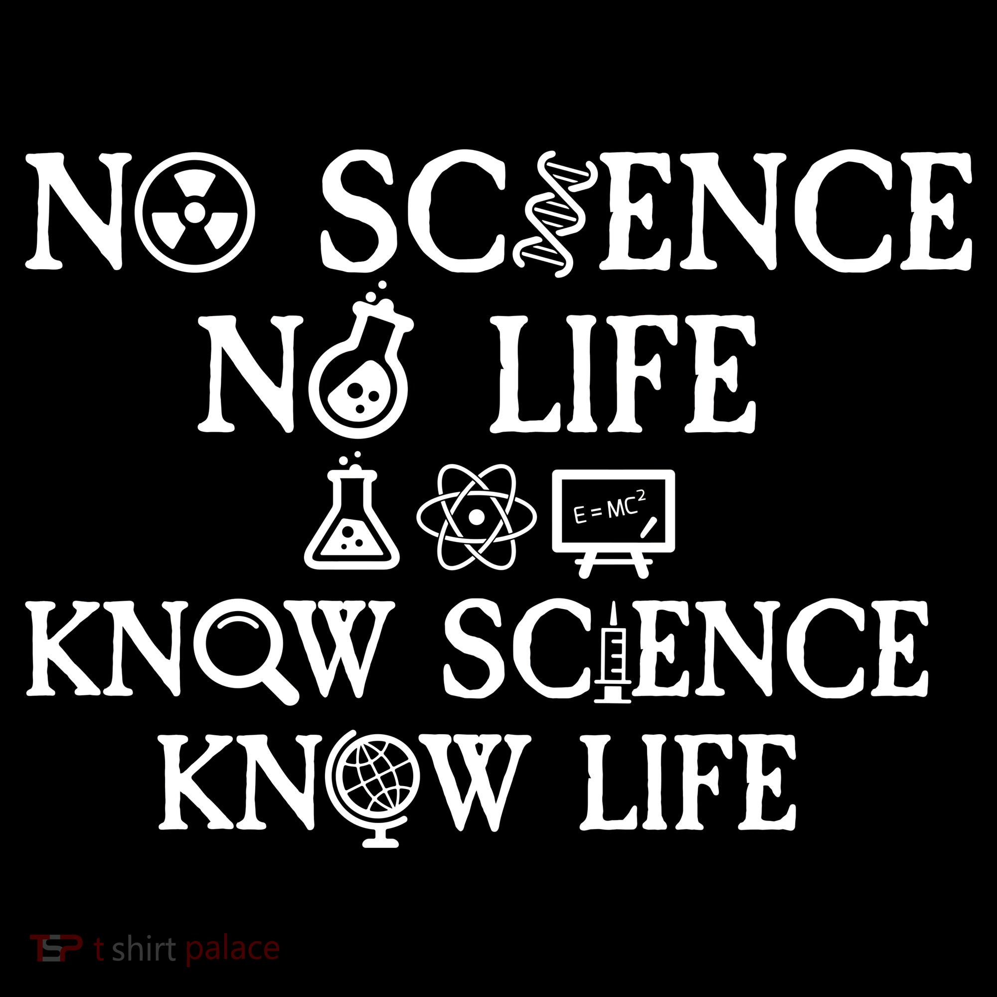 No Science No Life Know Science Know Life Coaster