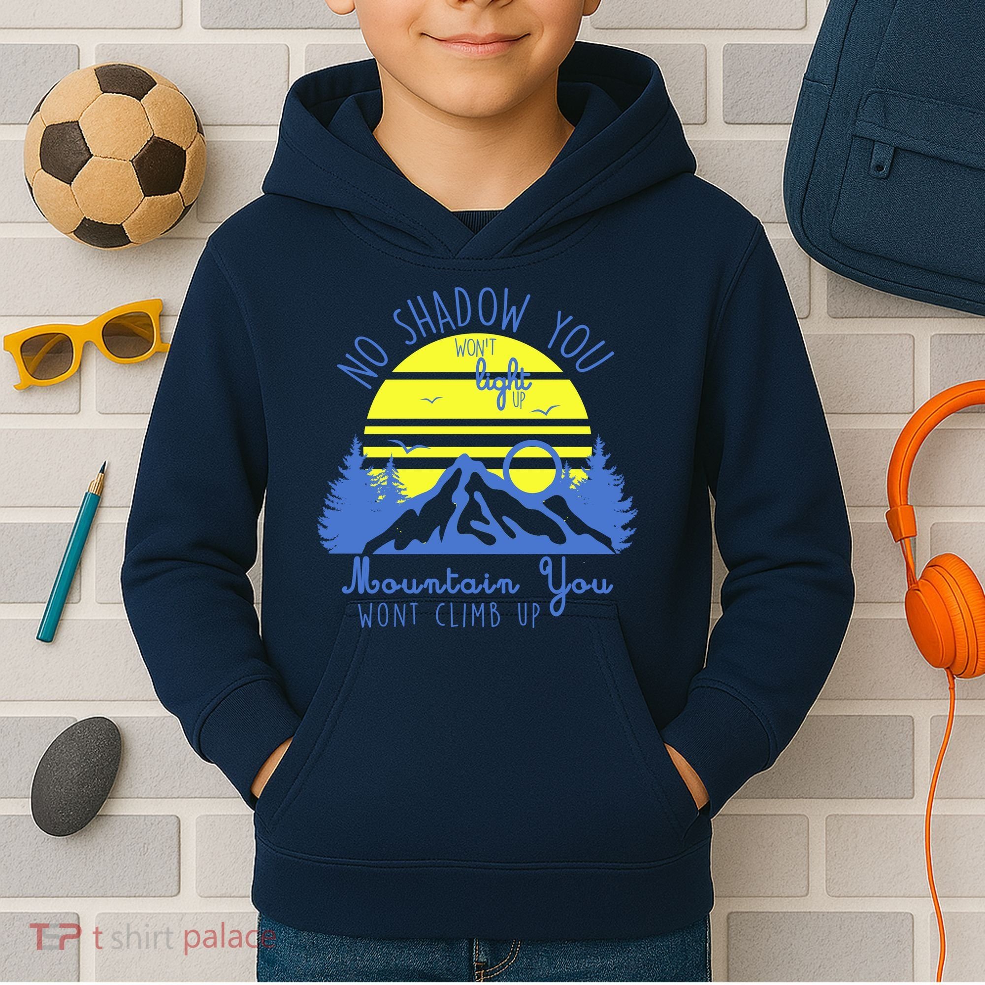 No Shadow You Wont Light Up  Kids Hoodie