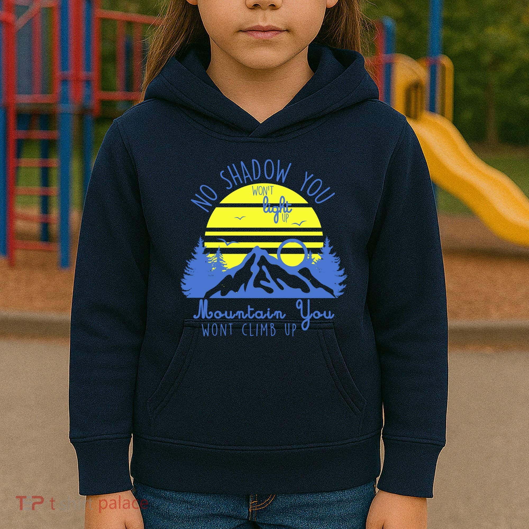 No Shadow You Wont Light Up  Kids Hoodie