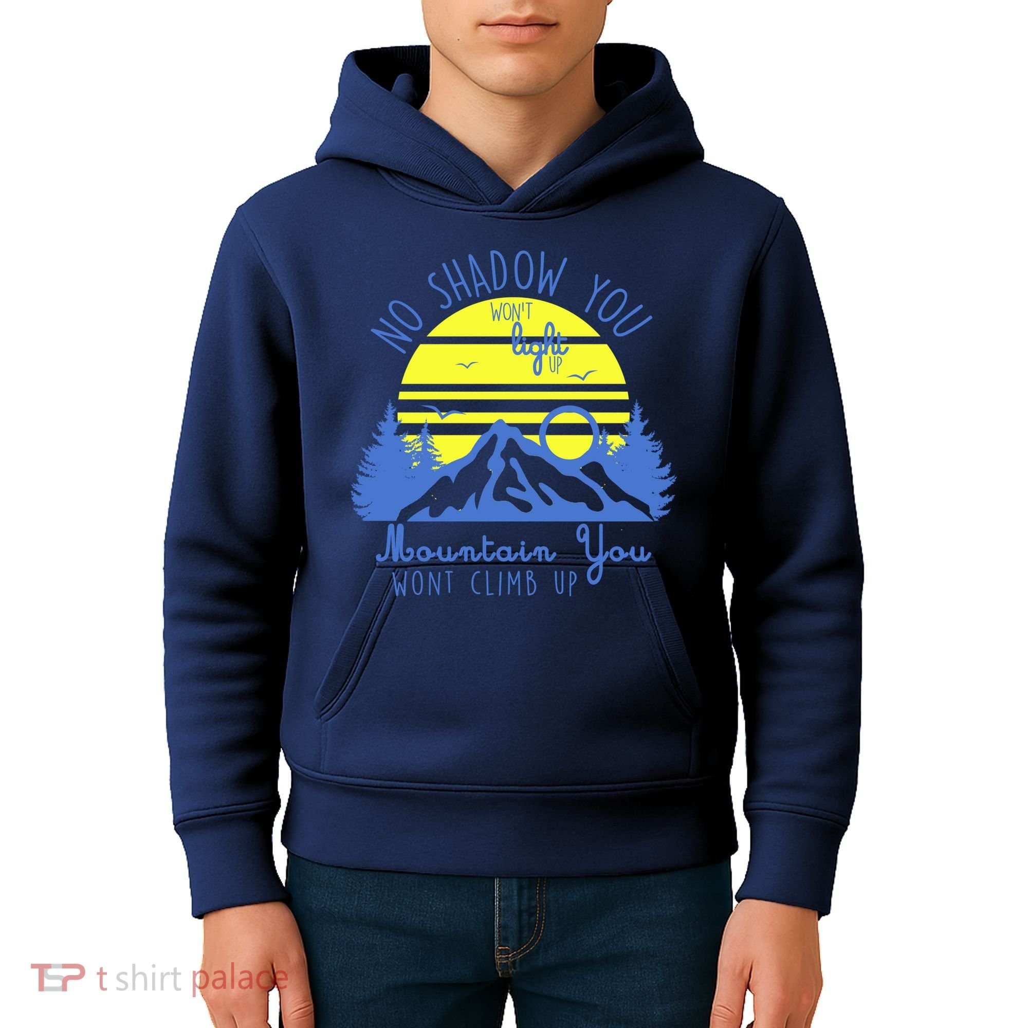 No Shadow You Wont Light Up  Kids Hoodie