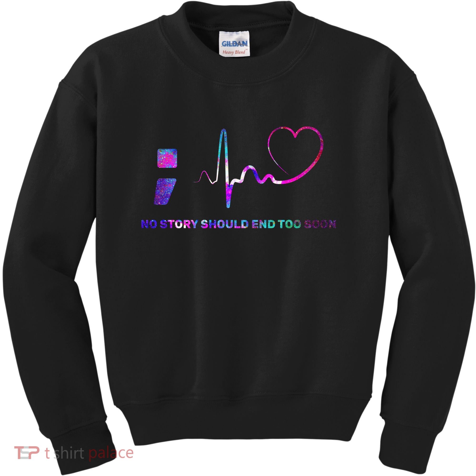 No Story Should End Too Soon Kids Sweatshirt