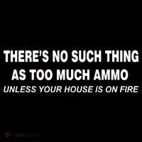 No Such Thing As Too Much Ammo House On Fire Ornament thumb 1