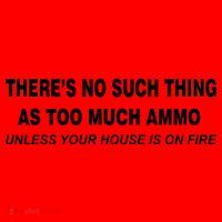 No Such Thing As Too Much Ammo House On Fire Santa Hat thumb 1