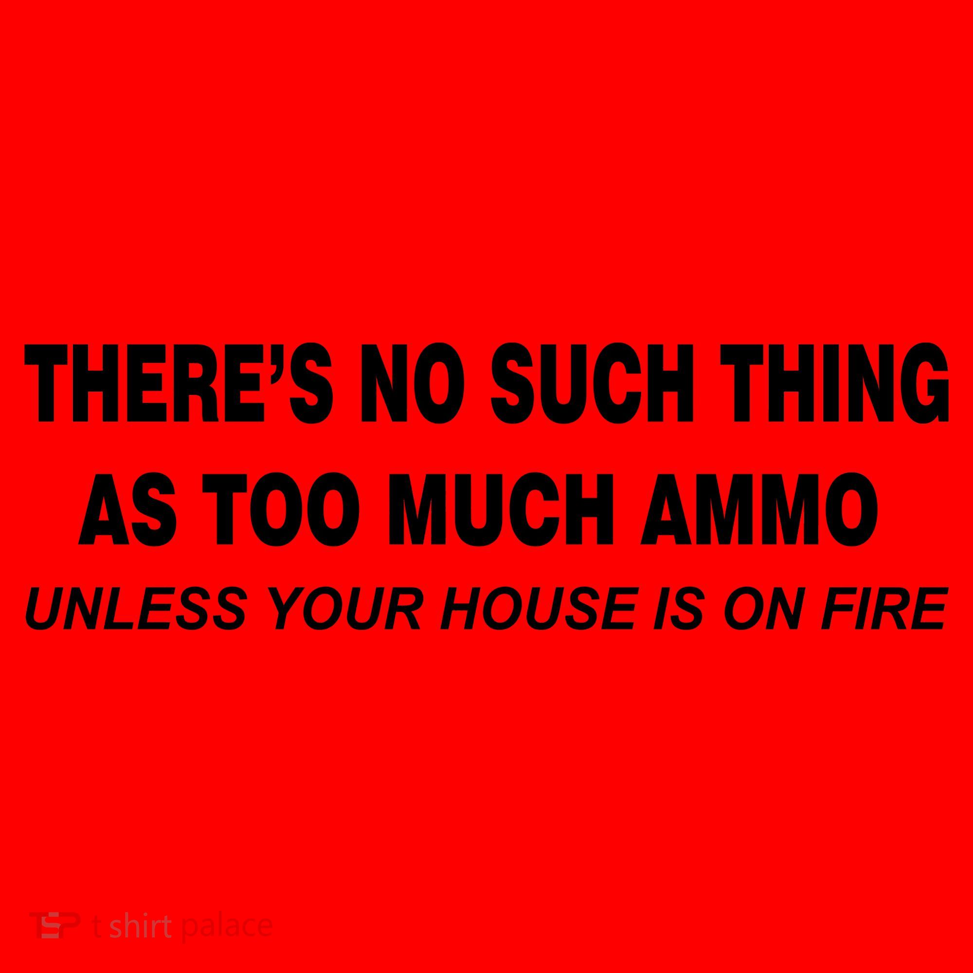 No Such Thing As Too Much Ammo House On Fire Santa Hat