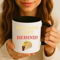 No Taco Left Behind Funny Tacos Coffee Mug thumb 3