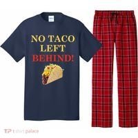 No Taco Left Behind Funny Tacos Pajama Set thumb 0