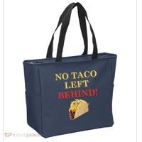 No Taco Left Behind Funny Tacos Tote Bag thumb 2