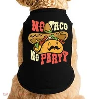 No Taco No Party Doggie Tank thumb 0