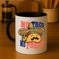 No Taco No Party Coffee Mug thumb 4