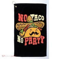 No Taco No Party Golf Towel thumb 0