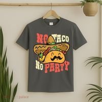 No Taco No Party T-Shirt thumb 2
