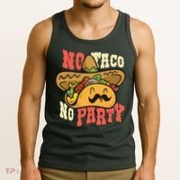 No Taco No Party Tank Top thumb 3