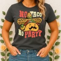 No Taco No Party Women's T-Shirt thumb 2
