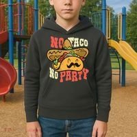 No Taco No Party Kids Hoodie thumb 2